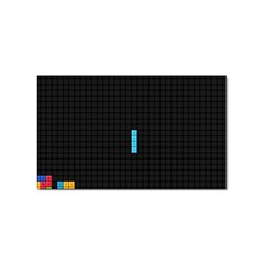 Tetris Game Sticker Rectangular (100 Pack) by Cendanart