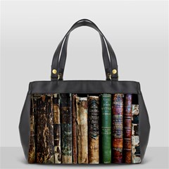 Assorted Color Books Old Macro Oversize Office Handbag by Cendanart