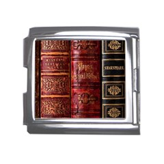 Books Old Mega Link Italian Charm (18mm) by Cendanart