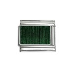 Green Matrix Code Illustration Digital Art Portrait Display Italian Charm (9mm) Front