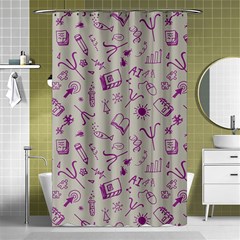 Abstract Design Background Pattern Shower Curtain 48  X 72  (small)  by Bedest