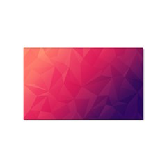 Color Triangle Geometric Textured Sticker Rectangular (100 Pack) by Grandong