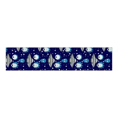 Rick Morty Space Navy Blue Space Cute Rocket Velvet Scrunchie by CoolDesigns