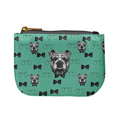 Aquamarine Mr Dog Mini Coin Purse by CoolDesigns