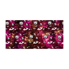 Planet Dark Magenta & Olive Space Galaxy Yoga Headband by CoolDesigns