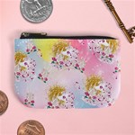 Elegant Unicorn Colorful Purple Unicorn Seamless Mini Coin Purse Front