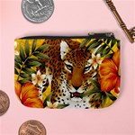 Yellow & Orange Hot Cute Cat Animals Tiger Pattern Mini Coin Purse Back