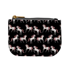 Black Unicorn Seamless Mini Coin Purse by CoolDesigns