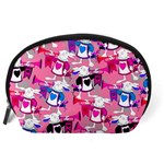 Alice Wonderland Violet & Pink Rabbit Accessory Pouch  Back