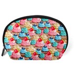 Cakes Colorful Cupcake Accessory Pouch Back