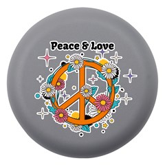 Peace & Love Gray Dento Box With Mirror by CoolDesigns