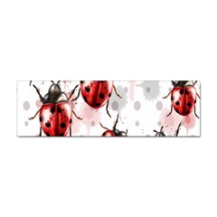 Ladybugs Pattern Texture Watercolor Sticker Bumper (100 Pack) by Bedest