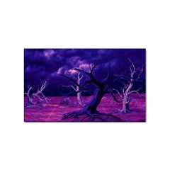 Forest Night Sky Clouds Mystical Sticker Rectangular (100 Pack) by Bedest