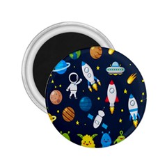 Big Set Cute Astronauts Space Planets Stars Aliens Rockets Ufo Constellations Satellite Moon Rover V 2 25  Magnets by Bedest