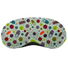 Seamless Pattern With Viruses Sleep Mask by Bedest