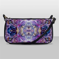 Abstract Pebbles Iv Shoulder Clutch Bag by kaleidomarblingart