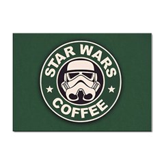 Stormtrooper Coffee Sticker A4 (100 Pack) by Cendanart