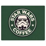 Stormtrooper Coffee Two Sides Premium Plush Fleece Blanket (Medium) 60 x50  Blanket Front