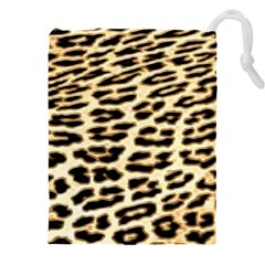 Leopard Print Drawstring Pouch (4xl) by TShirt44