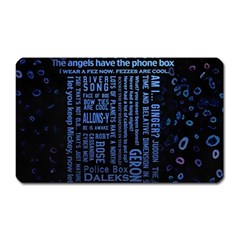 Doctor Who Tardis Magnet (rectangular) by Cendanart