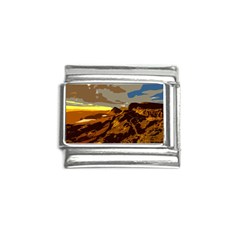 Scotland Monti Mountains Mountain Italian Charm (9mm) by Cendanart