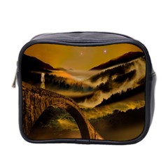 Bridge Of Regret Mini Toiletries Bag (two Sides) by Cendanart