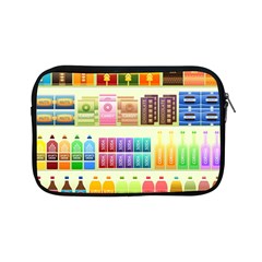 Supermarket Shelf Products Snacks Apple Ipad Mini Zipper Cases by Cendanart