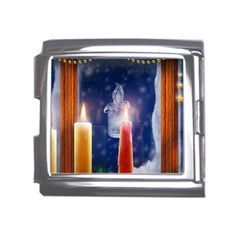 Christmas Lighting Candles Mega Link Italian Charm (18mm) by Cendanart