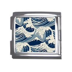 Japanese Wave Pattern Mega Link Italian Charm (18mm) by Cendanart