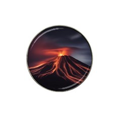 Volcanic Eruption Hat Clip Ball Marker (4 Pack) by Proyonanggan