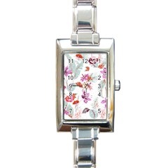 Flawer Rectangle Italian Charm Watch by saad11