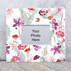 Flawer White Wall Photo Frame 5  X 7  by saad11