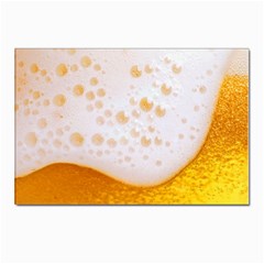 Beer Foam Texture Macro Liquid Bubble Postcards 5  X 7  (pkg Of 10) by Cemarart