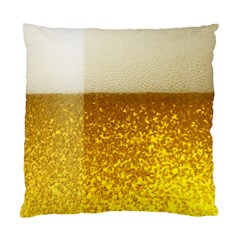 Light Beer Texture Foam Drink In A Glass Standard Cushion Case (two Sides) by Cemarart