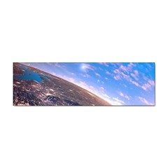 Earth Blue Galaxy Sky Space Sticker (bumper) by Cemarart