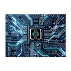 Circuit Board Motherboard Sticker A4 (100 Pack) by Cemarart