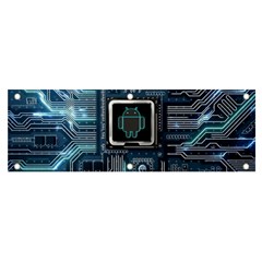 Circuit Board Motherboard Banner And Sign 6  X 2  by Cemarart