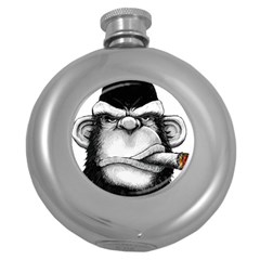 Png Houed Round Hip Flask (5 Oz) by saad11