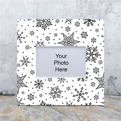 Snowflake-icon-vector-christmas-seamless-background-531ed32d02319f9f1bce1dc6587194eb White Box Photo Frame 4  X 6  by saad11