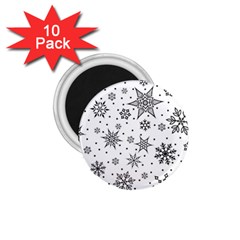 Snowflake-icon-vector-christmas-seamless-background-531ed32d02319f9f1bce1dc6587194eb 1 75  Magnets (10 Pack)  by saad11