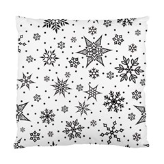 Snowflake-icon-vector-christmas-seamless-background-531ed32d02319f9f1bce1dc6587194eb Standard Cushion Case (two Sides) by saad11