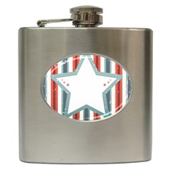 Star-decorative-embellishment-6aa070a89baeccaaaca156bbe13c325f Hip Flask (6 Oz) by saad11