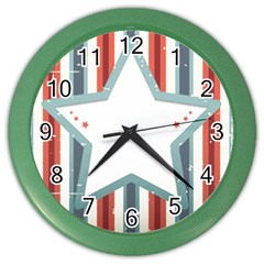 Star-decorative-embellishment-6aa070a89baeccaaaca156bbe13c325f Color Wall Clock by saad11