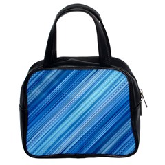 Ambience In Blue Classic Handbag (two Sides) by bruzer