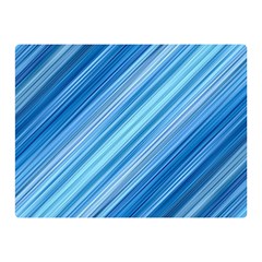 Ambience In Blue Two Sides Premium Plush Fleece Blanket (mini) by bruzer