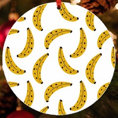 Banana Fruit Yellow Summer Uv Print Acrylic Ornament Round by Mariart