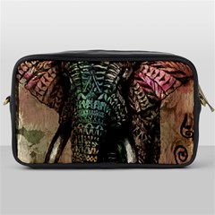 Tribal Elephant Toiletries Bag (one Side) by Ndabl3x