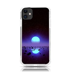 Sunset Colorful Nature Night Purple Star Iphone 11 Tpu Uv Print Case by Cemarart