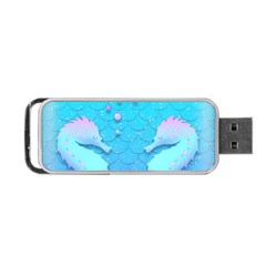 Seahorse Portable Usb Flash (two Sides) by Cemarart