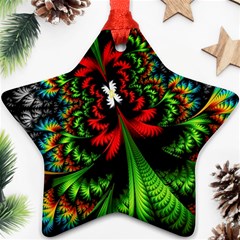 Kaleidoscopic Tropic Star Ornament (two Sides) by Grandong